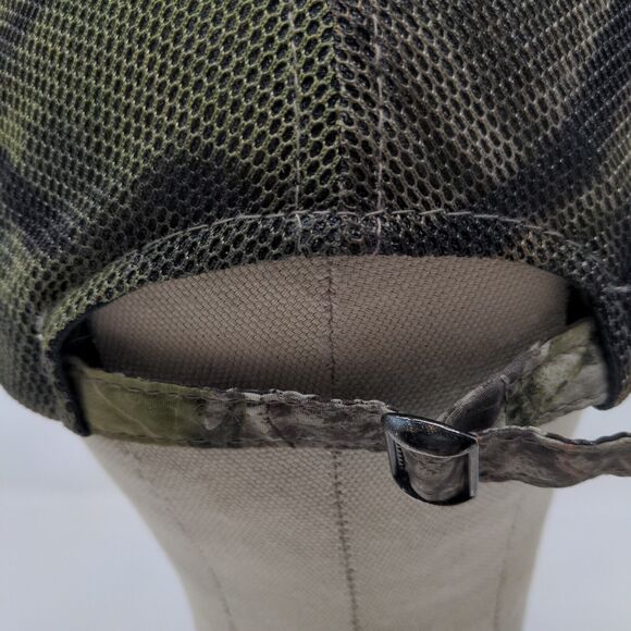 Mossy Oak Men's Slideback Camo Hat Green Brown OSFM Mesh Back - Picture 7 of 9